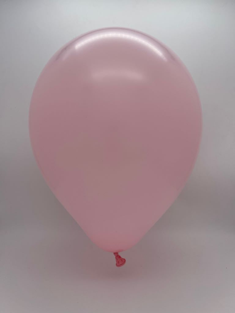 12" Kalisan Latex Balloons Pastel Matte Macaron Pink (50 Per Bag)