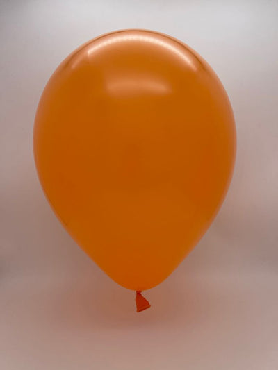 12" Kalisan Latex Balloons Standard Orange (50 Per Bag)