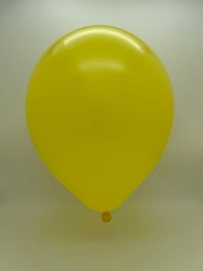 12" Kalisan Latex Balloons Standard Yellow (50 Per Bag)