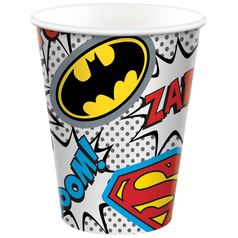 Justice League Vasos 9oz (x8u)