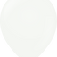 5" Kalisan Latex Balloons Standard White (50 Per Bag)