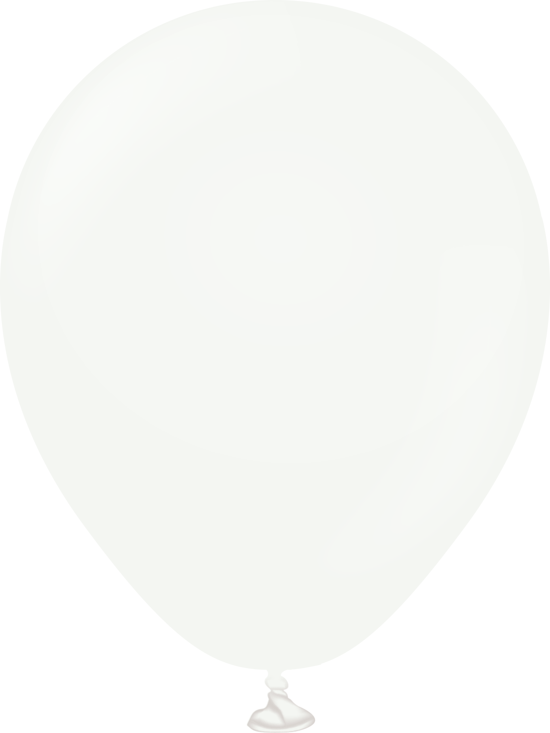5" Kalisan Latex Balloons Standard White (50 Per Bag)