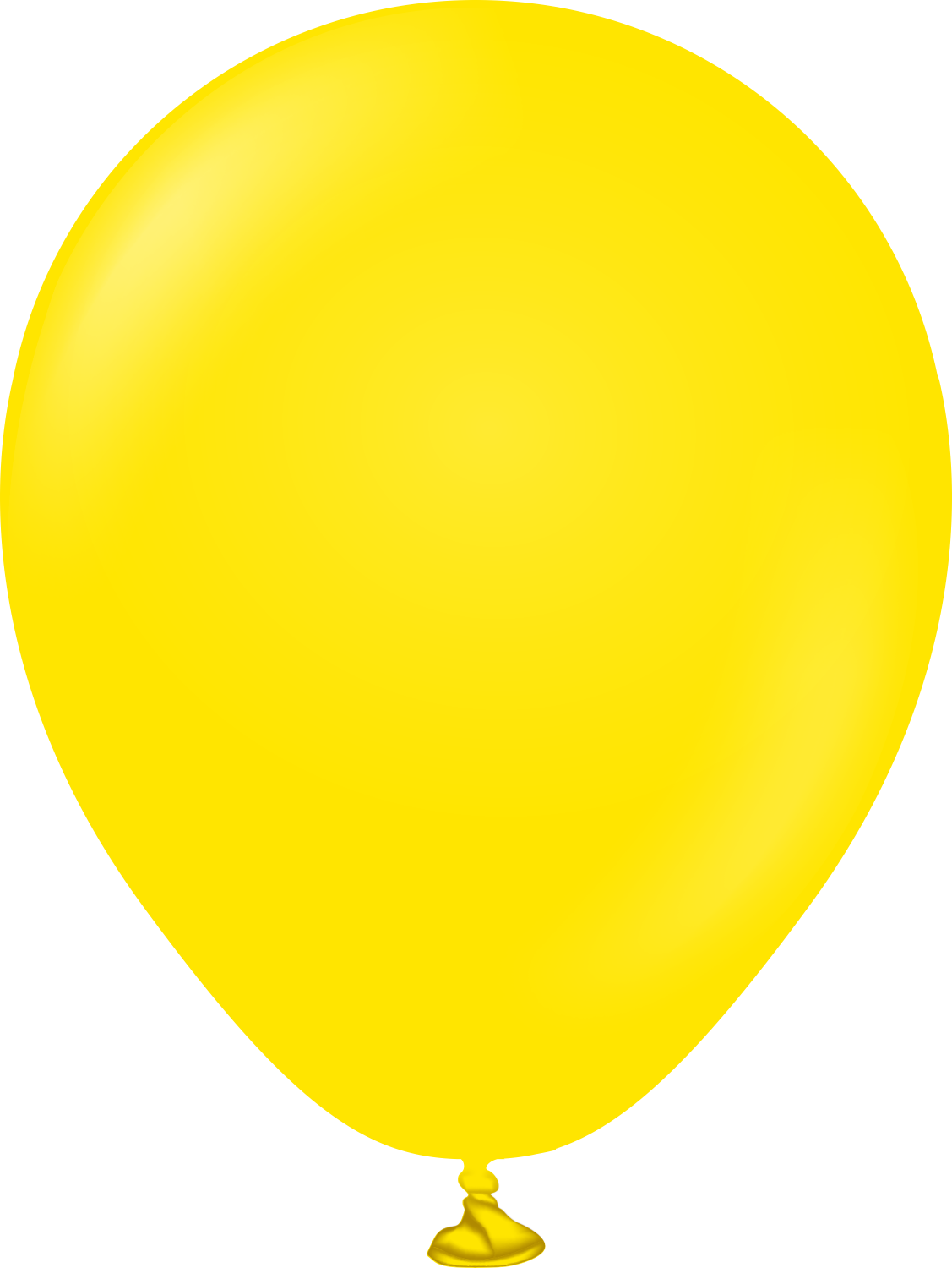 5" Kalisan Latex Balloons Standard Yellow (50 Per Bag)