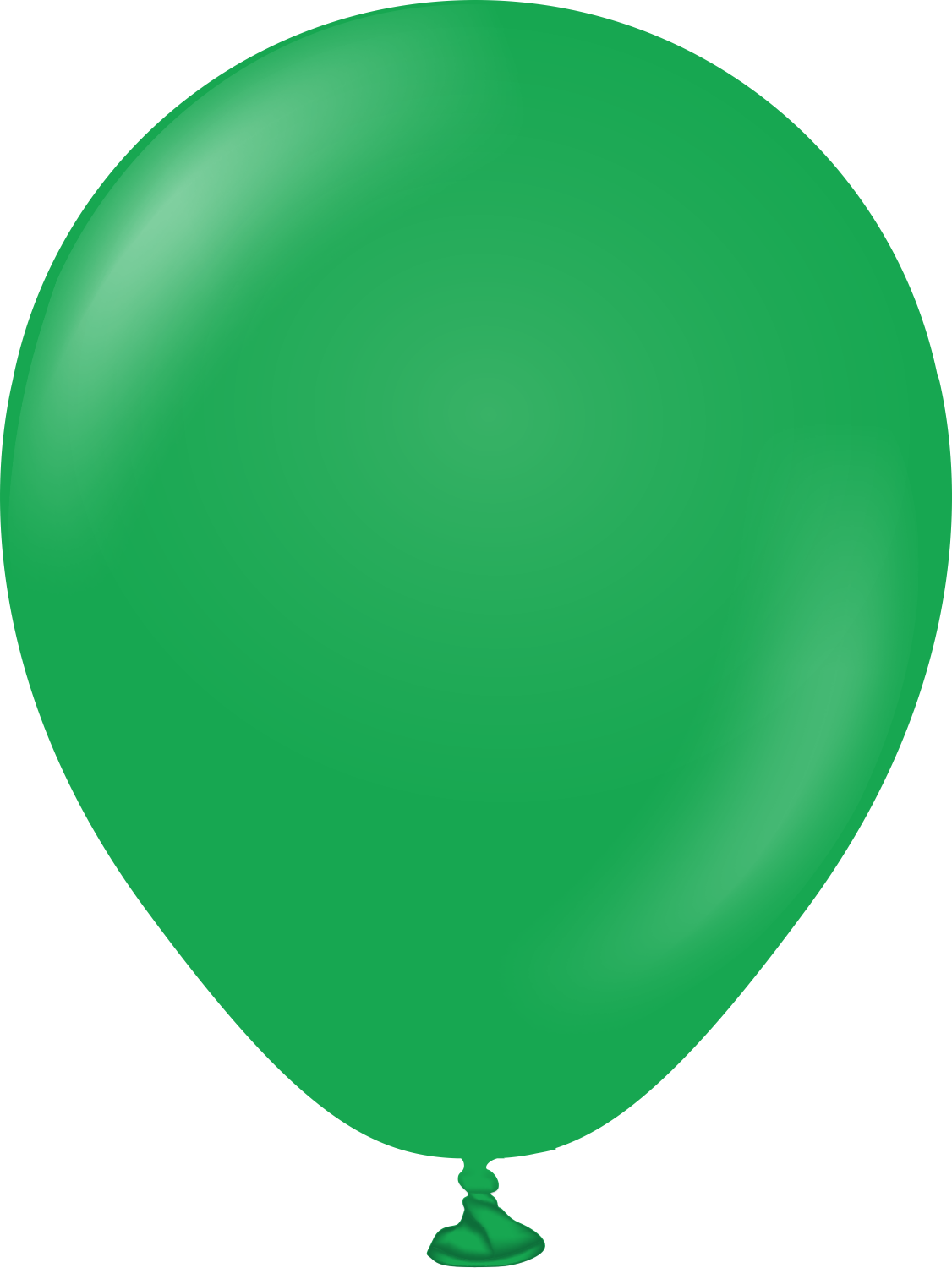 5" Kalisan Latex Balloons Standard Green (50 Per Bag)