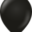 5" Kalisan Latex Balloons Standard Black (50 Per Bag)