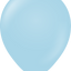 5" Kalisan Latex Balloons Pastel Matte Macaron Blue (50 Per Bag)