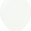 12" Kalisan Latex Balloons Standard White (50 Per Bag)