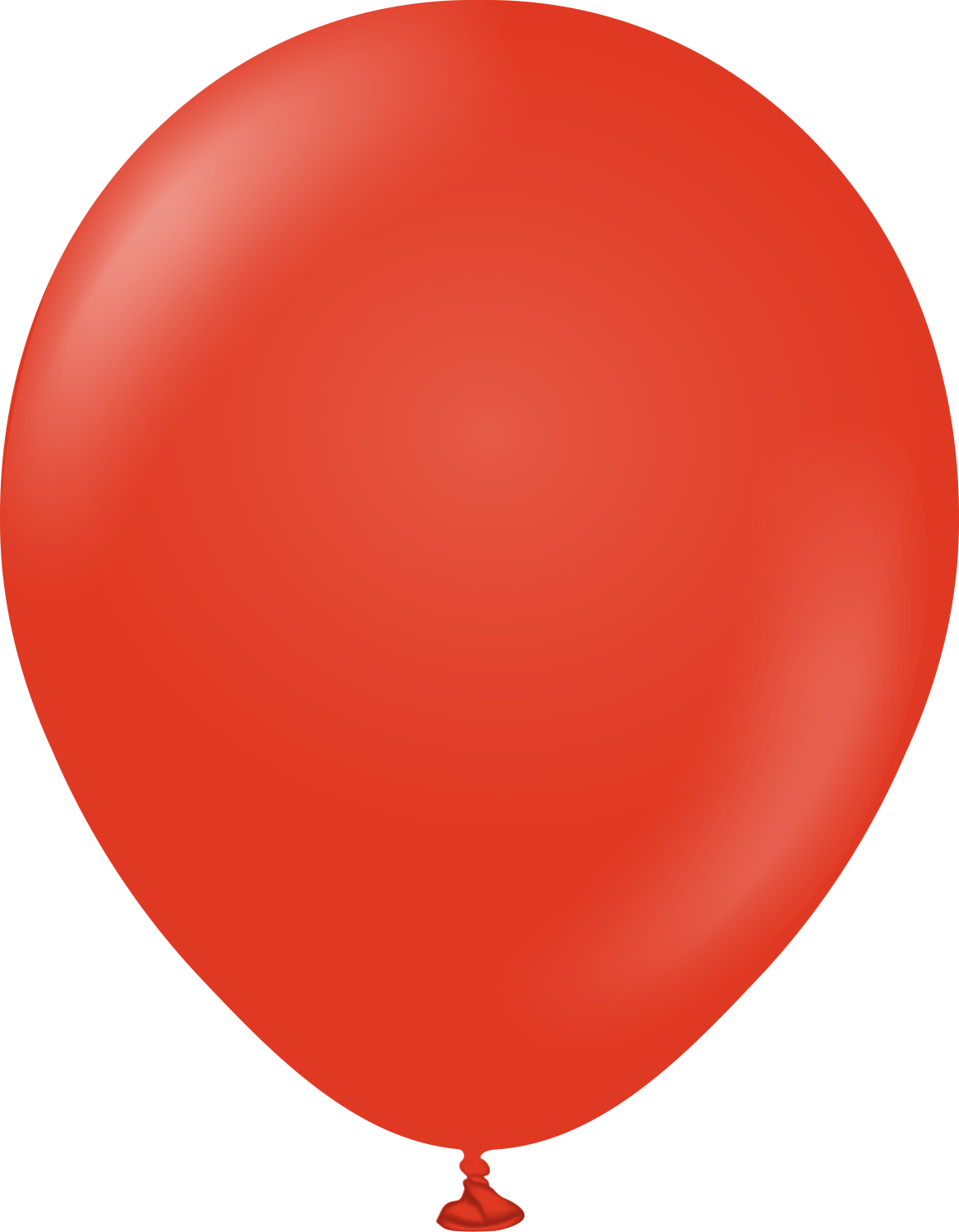 12" Kalisan Latex Balloons Standard Red (50 Per Bag)