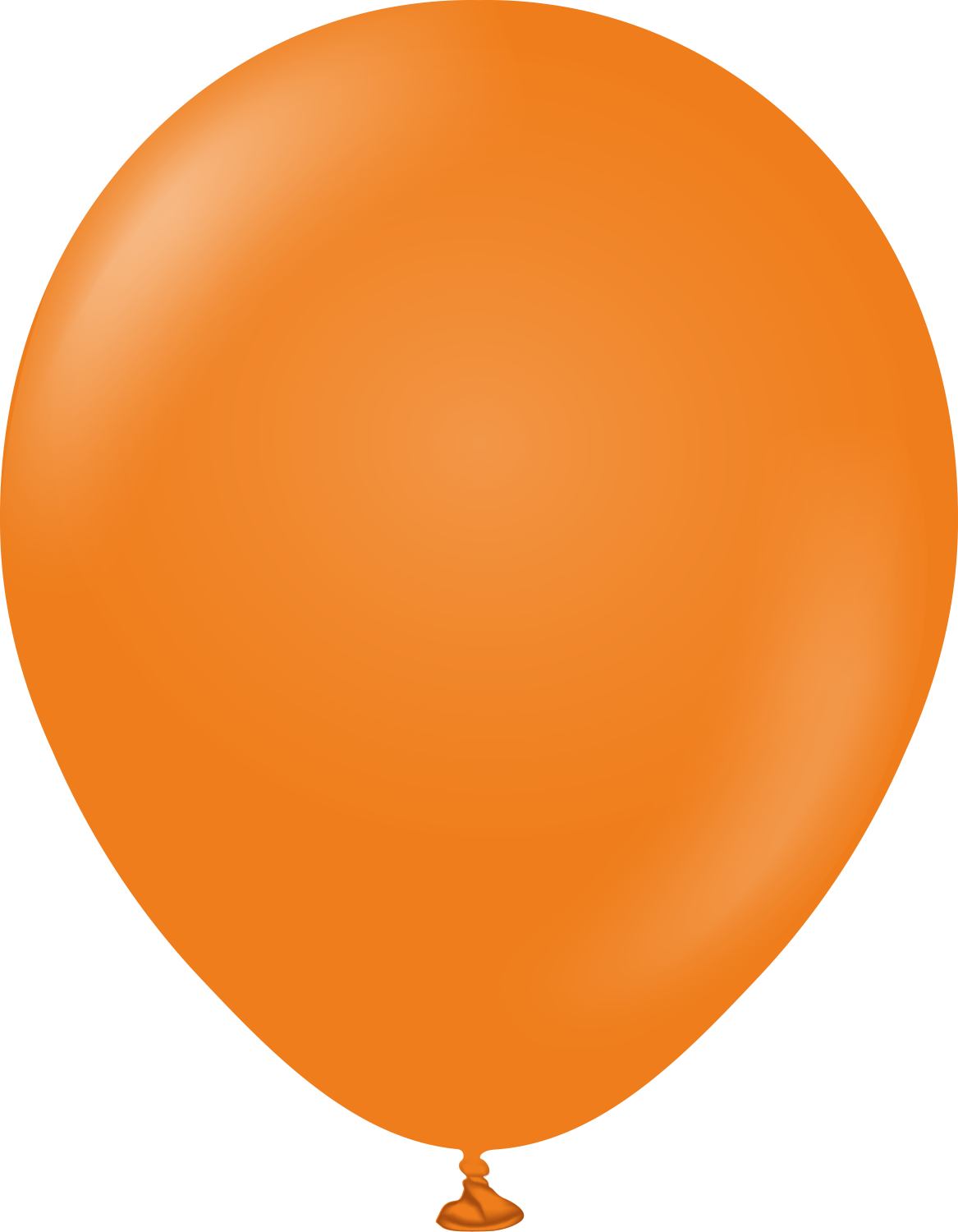 12" Kalisan Latex Balloons Standard Orange (50 Per Bag)