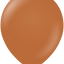 12" Kalisan Latex Balloons Standard Caramel Brown (50 Per Bag)