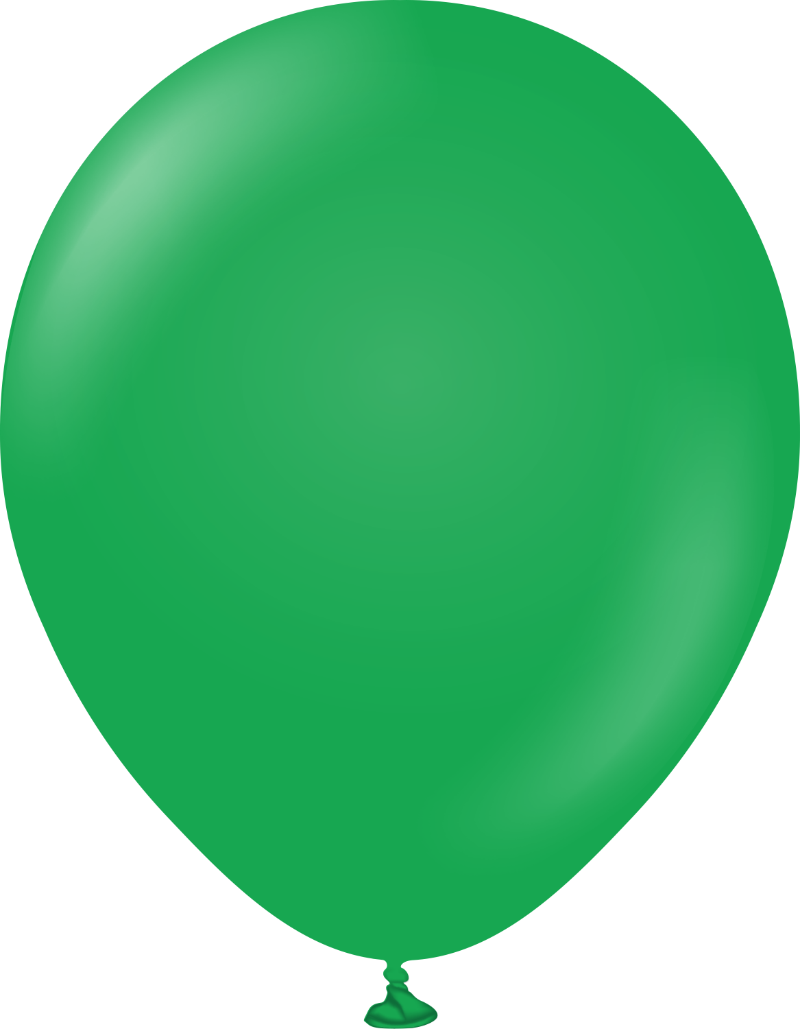 12" Kalisan Latex Balloons Standard Green (50 Per Bag)
