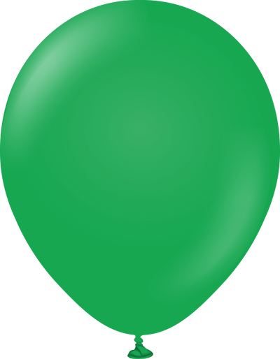 12" Kalisan Latex Balloons Standard Green (50 Per Bag)
