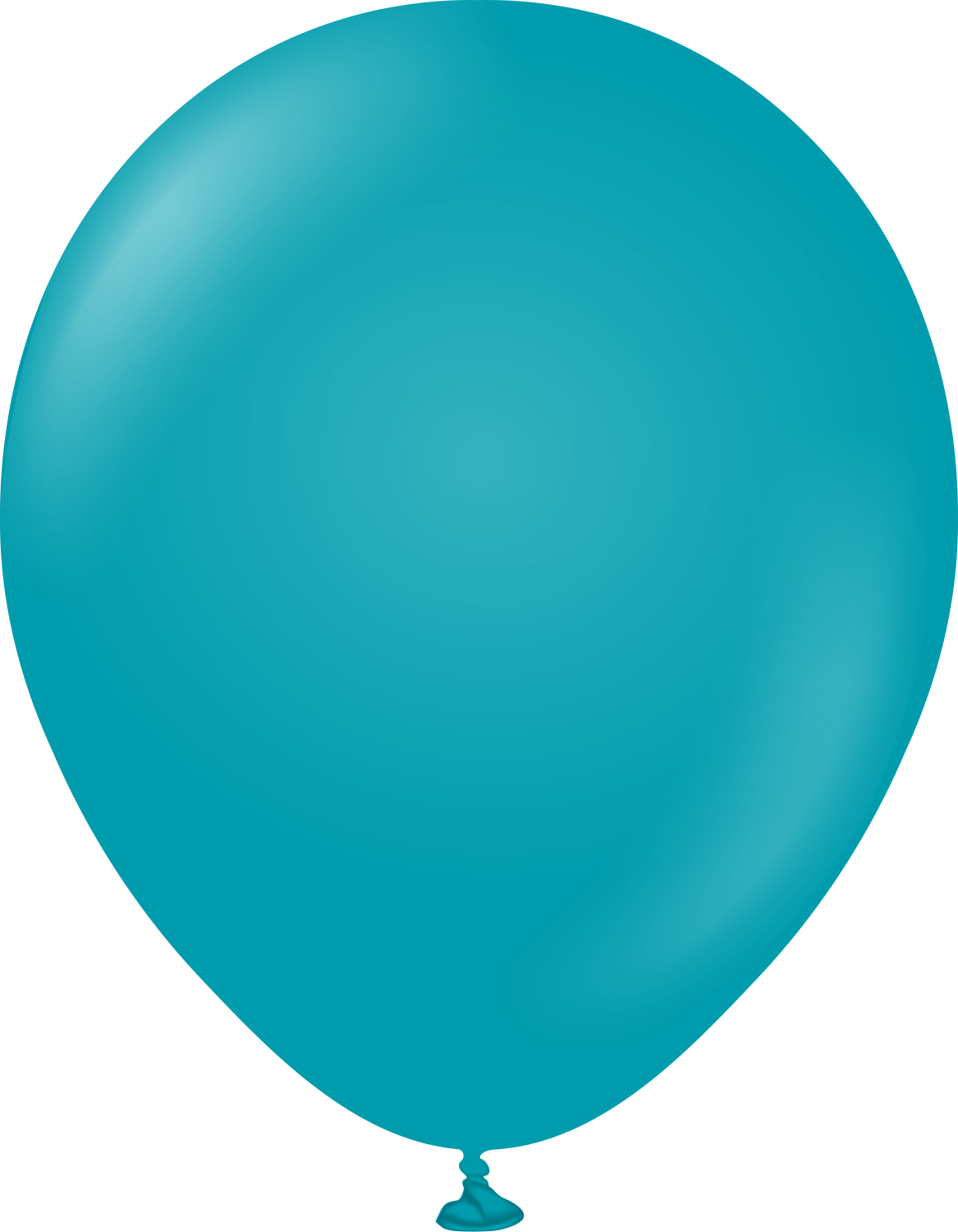 12" Kalisan Latex Balloons Standard Turquoise (50 Per Bag)