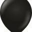 12" Kalisan Latex Balloons Standard Black (50 Per Bag)