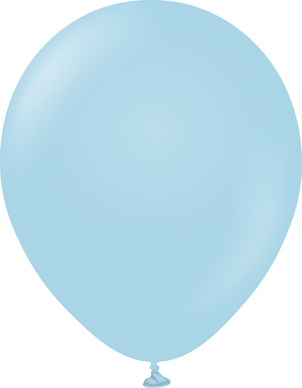12" Kalisan Latex Balloons Pastel Matte Macaron Blue (50 Per Bag)