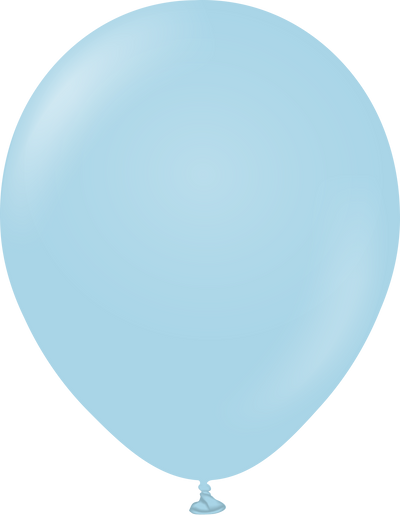 12" Kalisan Latex Balloons Pastel Matte Macaron Blue (50 Per Bag)