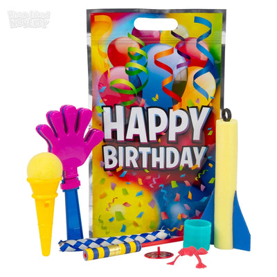 Bolsa de sorpresas “Feliz Cumpleaños” con 6 juguetes