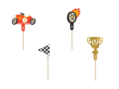 Cupcake Toppers Cars Mix (12cm)