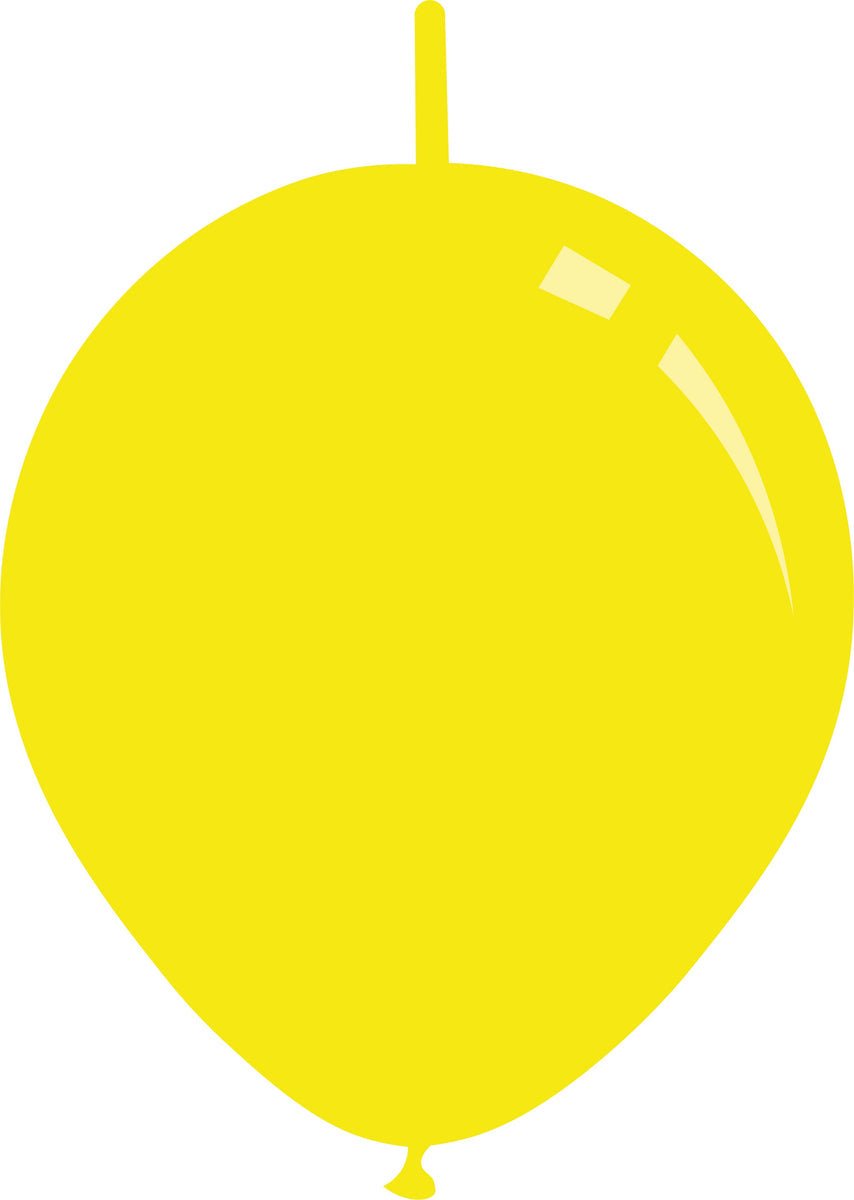 Standard Yellow 11" Decomex Latex Balloons 100pcs
