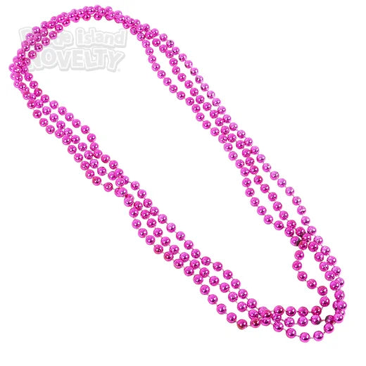 Pink Beads Necklaces 12pcs