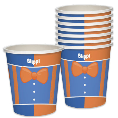 Blippi Cups - 8pk - Blippi Party Supplies
