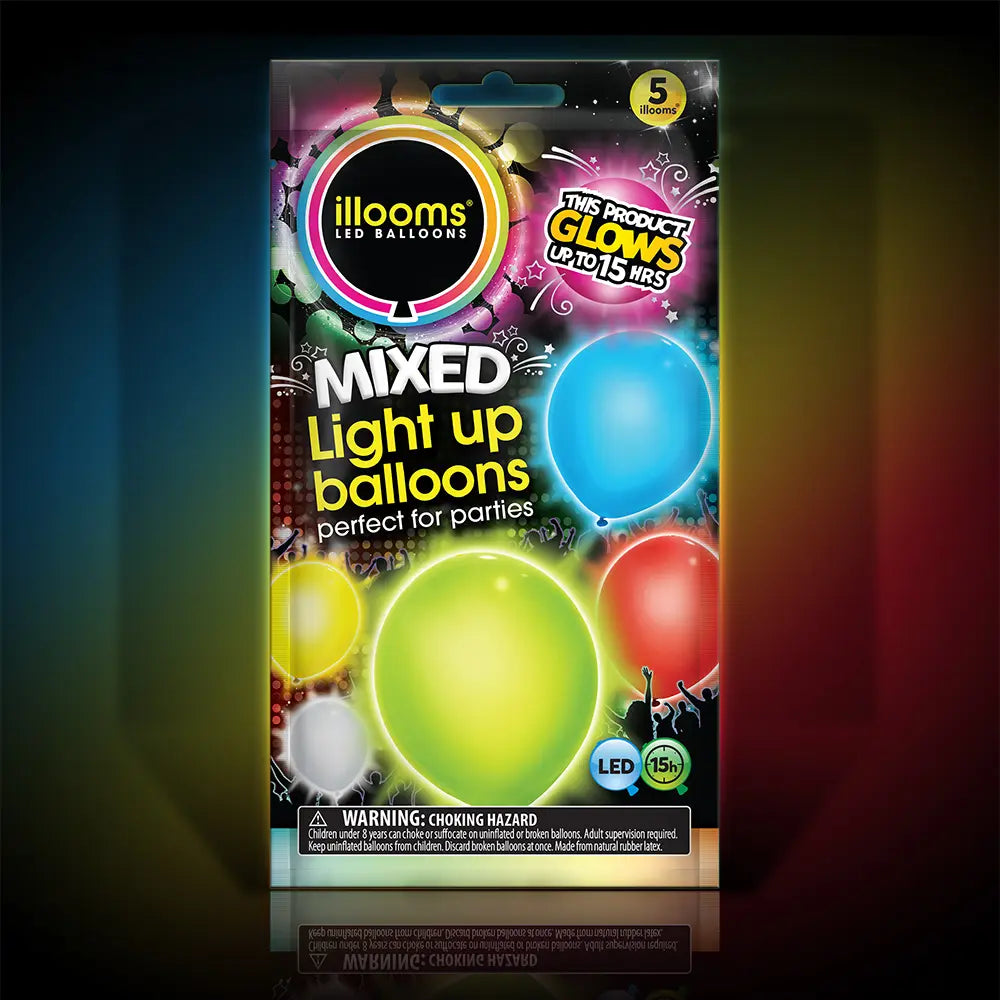 Globos LED Pack 5 unidades