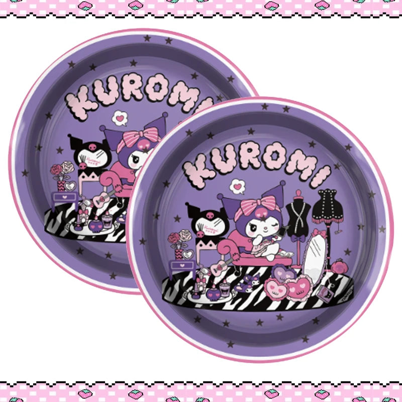 Kuromi Birthday Decoration - Plato 9" (x1u)