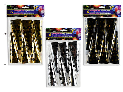 Set 6 Bocinas Fiesta Happy New Year Foil
