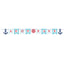 Baby Nautical Banner "Ahoy Baby" 6.2ft (x1u)