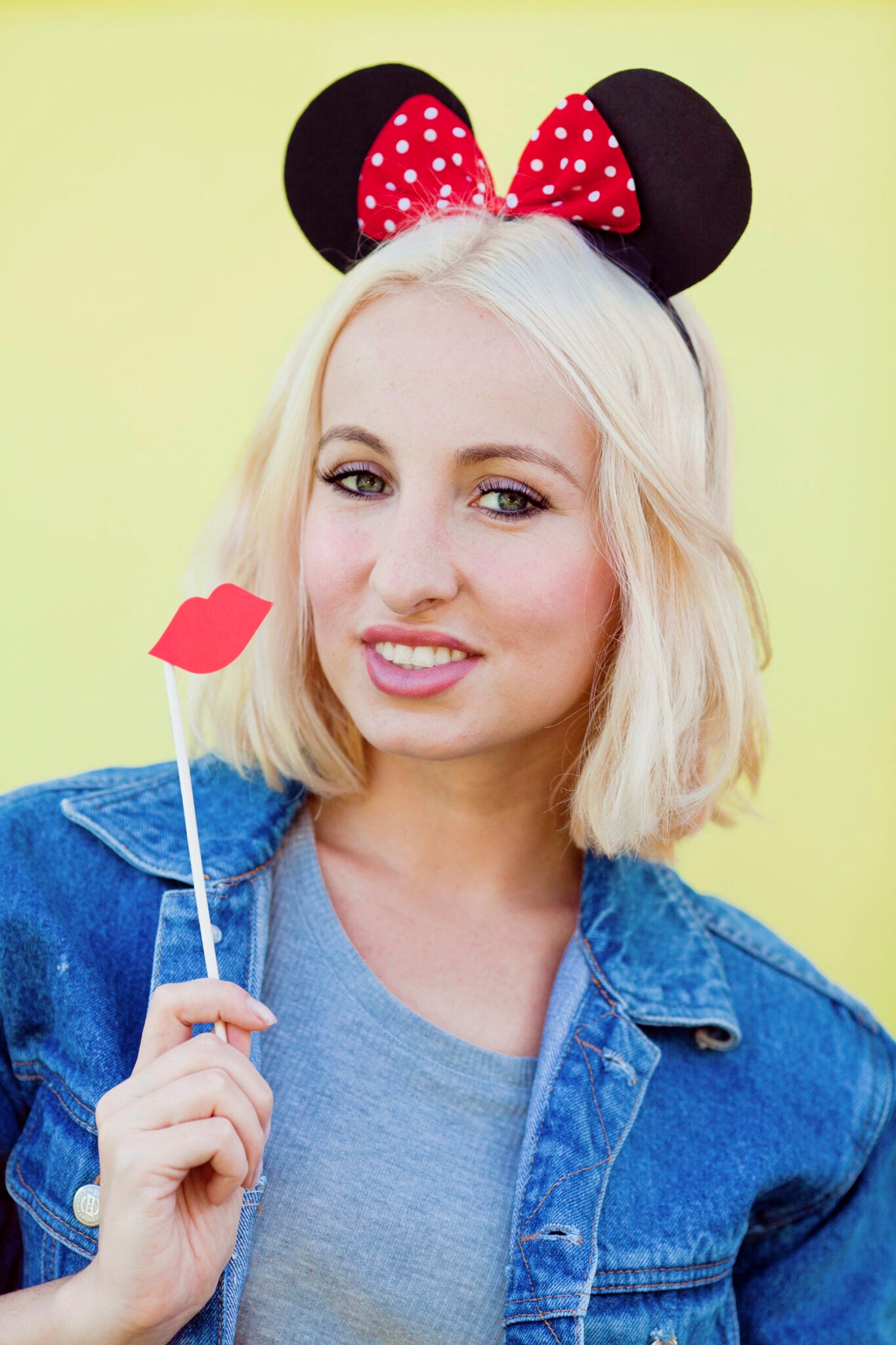 Headband Mouse Black & Red