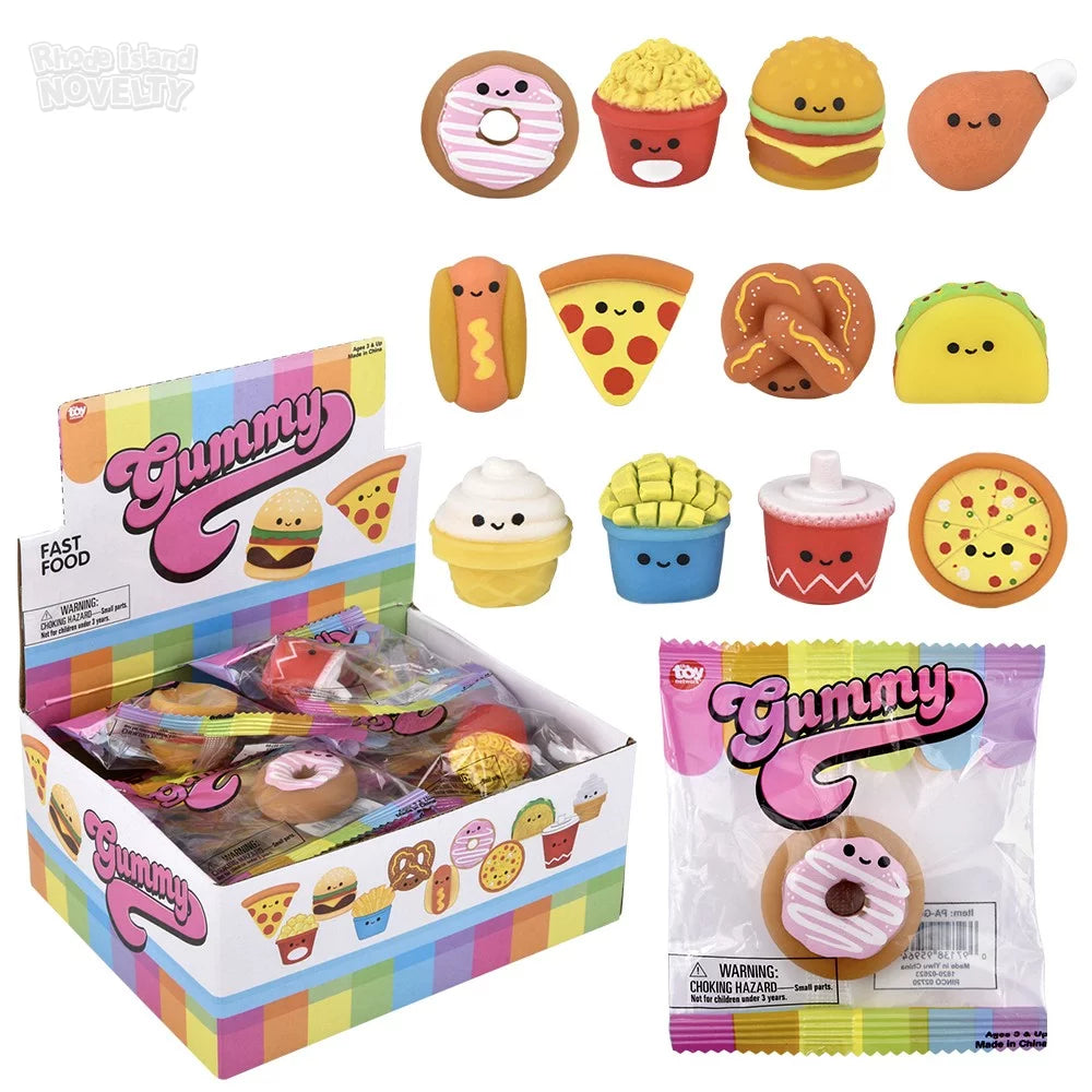 1.5" Gummy Fast Food Assortment