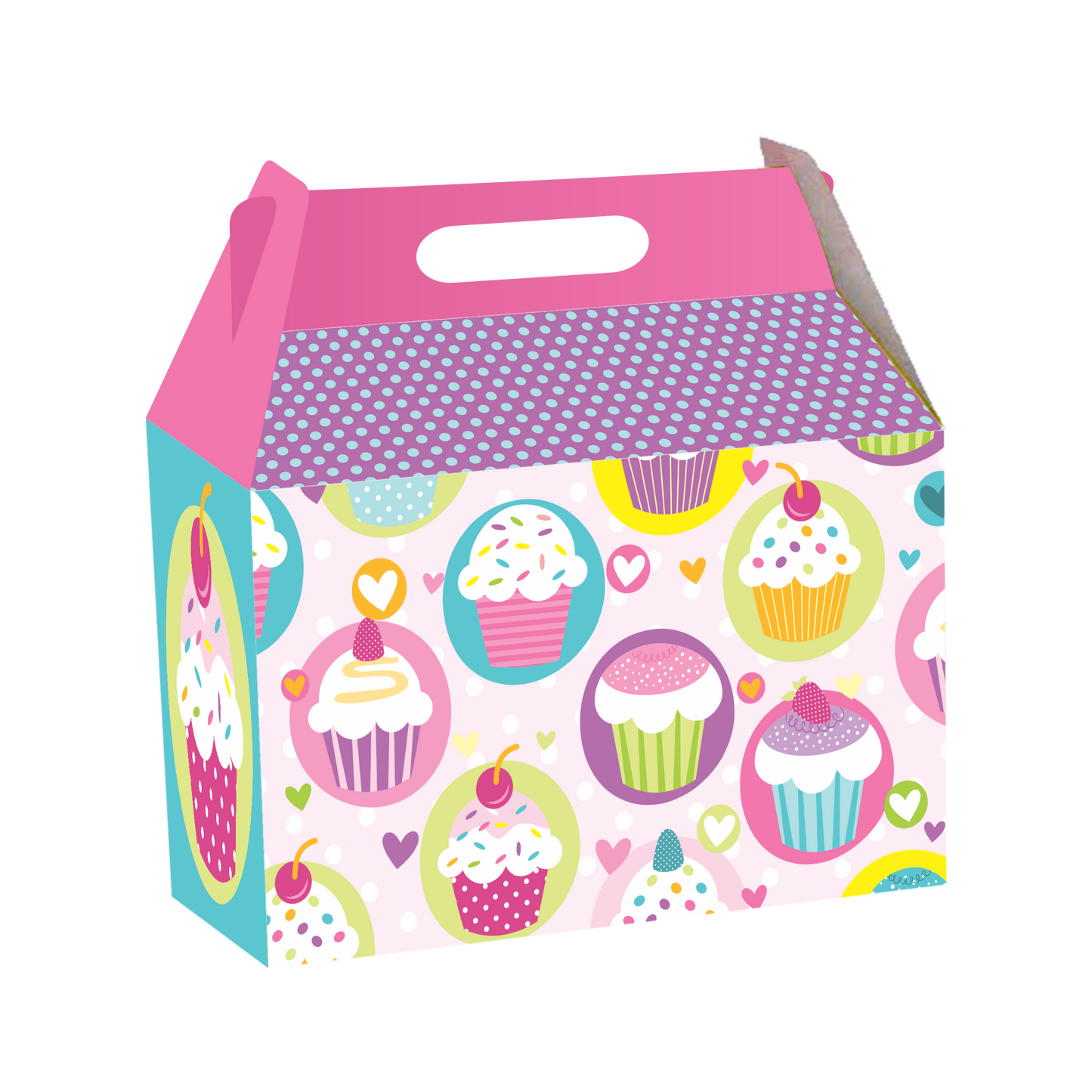 CAJA SORPRESA X 3 CUPCAKES