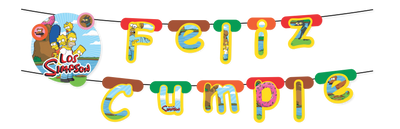 Letrero Los Simpsons (x1u)