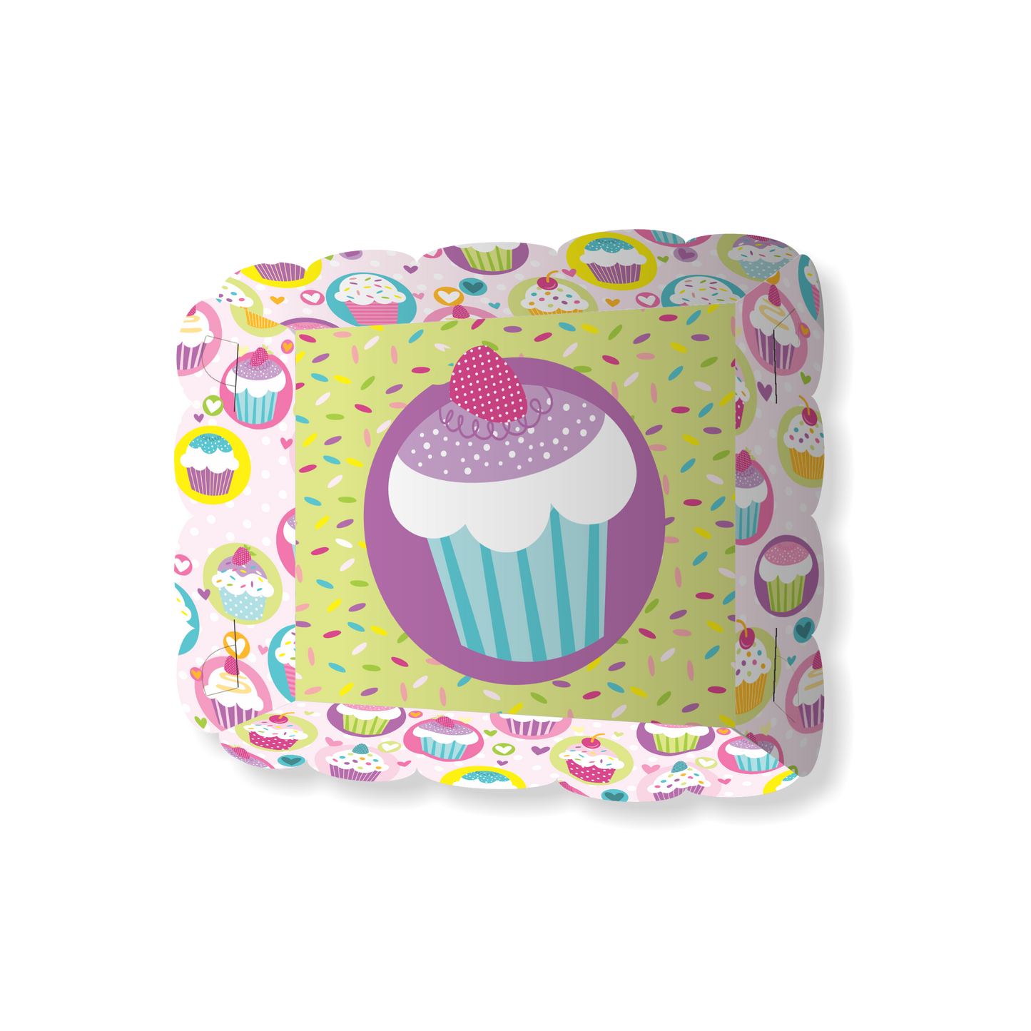 TORTERA X 8 CUPCAKES