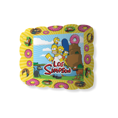 Tortera (Platos) Los Simpsons (x8u)