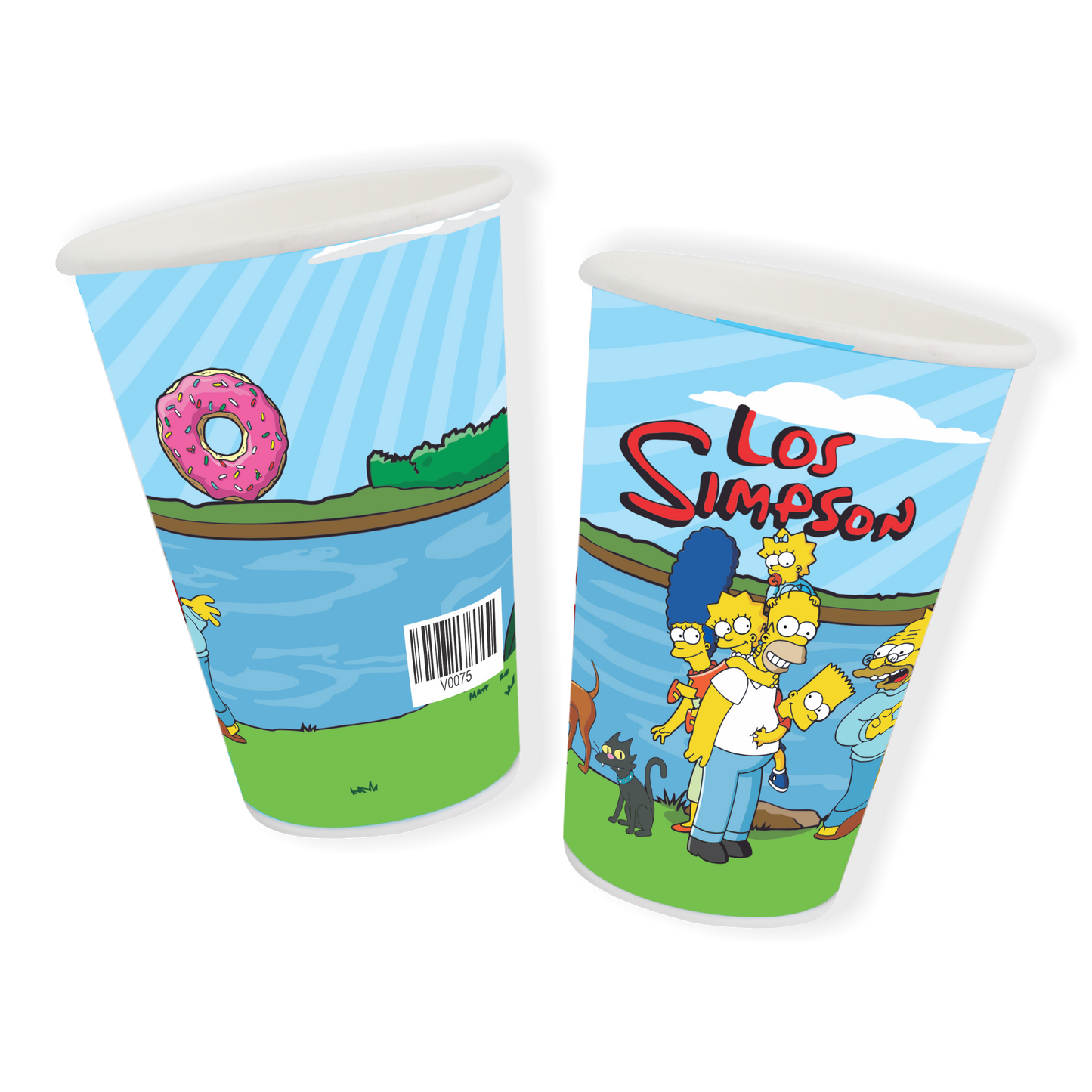 Vasos Los Simpsons (x8u)