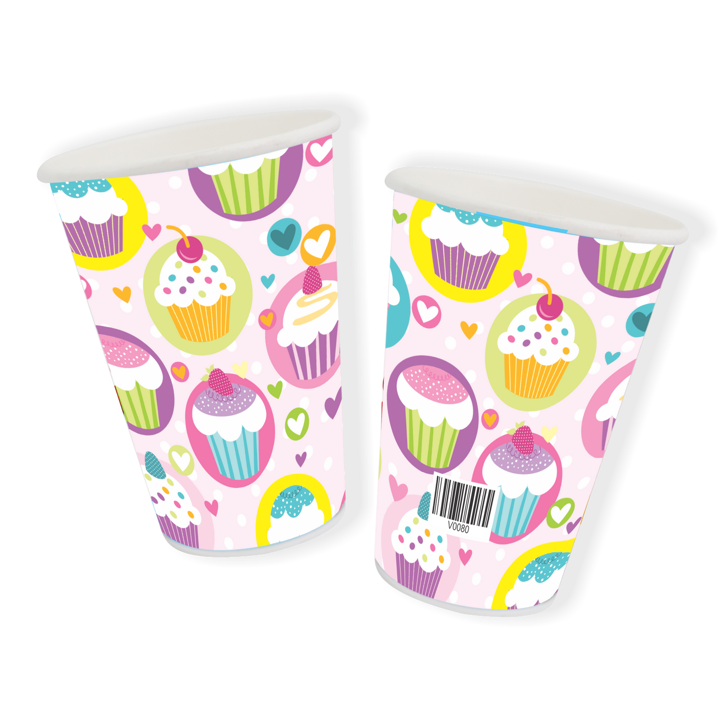 VASO X 8 CUPCAKES