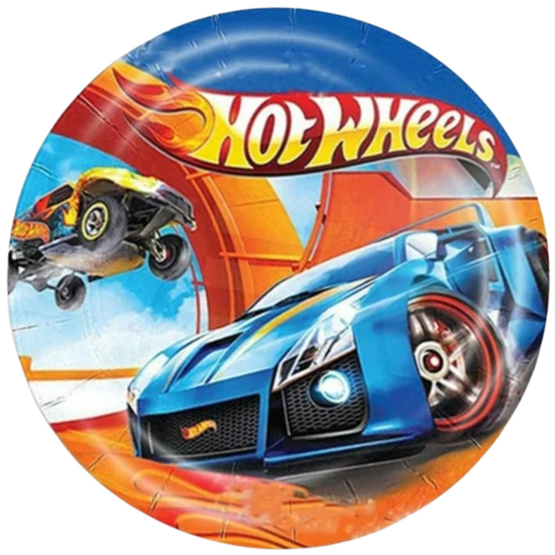 Platos Hot Wheels 9" (x10u)