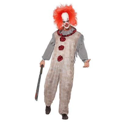 Vintage Killer Clown Adult Men Costume