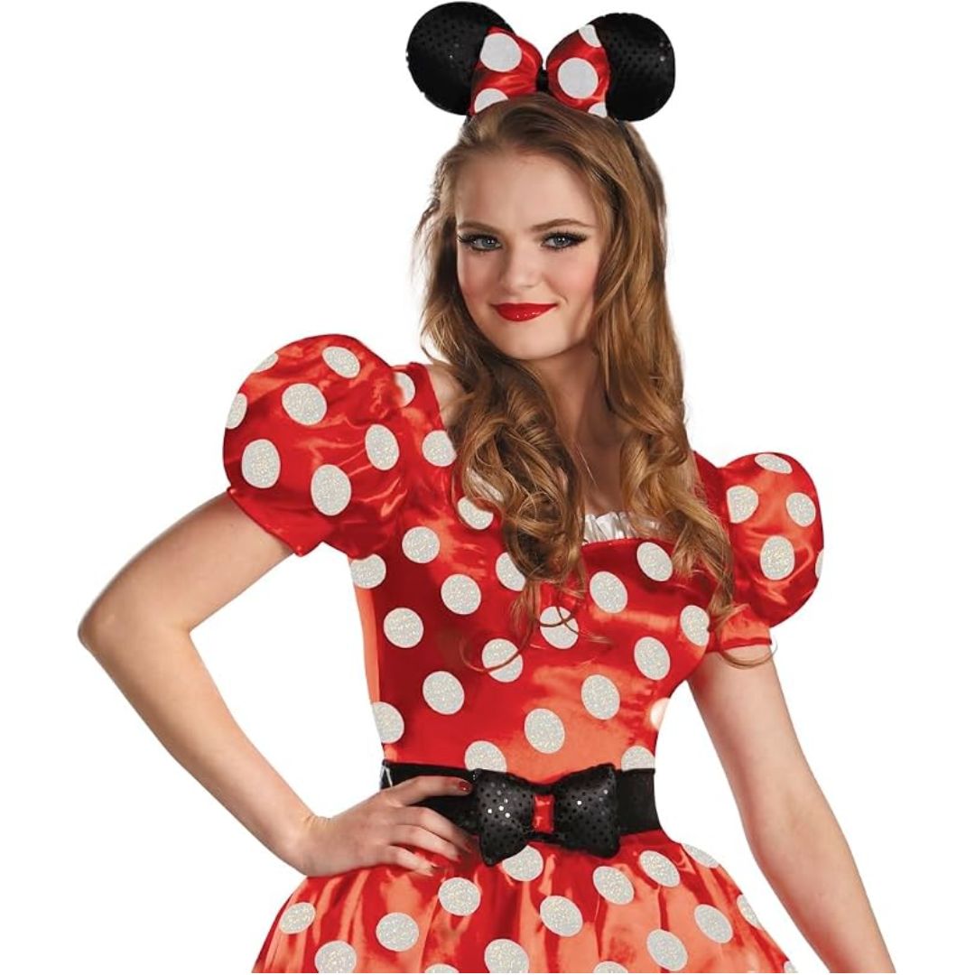 Red Minnie Classic Adult Costume