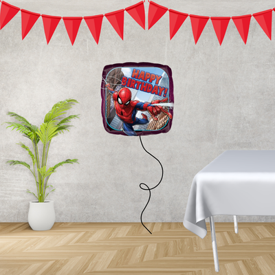 Spiderman Happy Birthday Globo 18" (x1u)