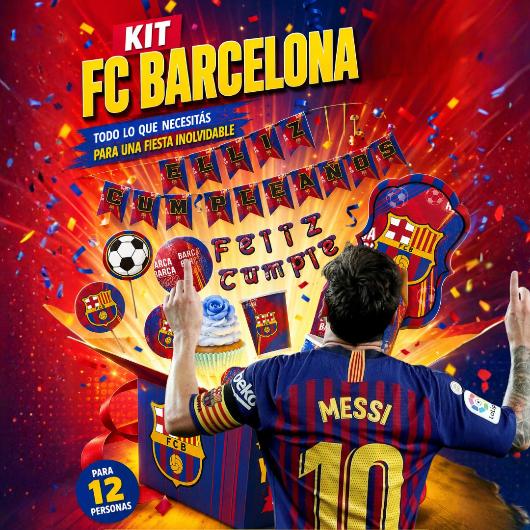 KIT: FC Barcelona (12 personas)