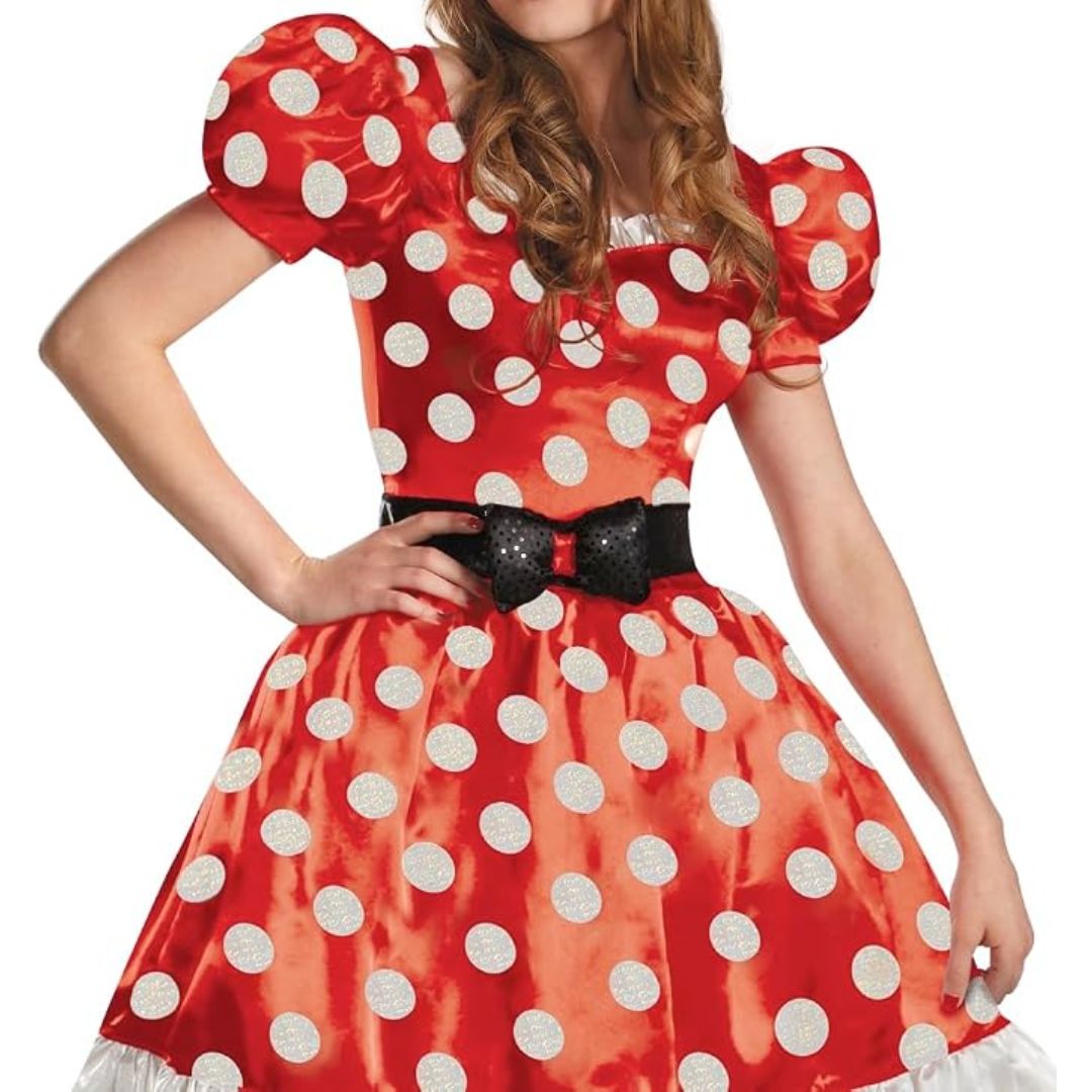 Red Minnie Classic Adult Costume