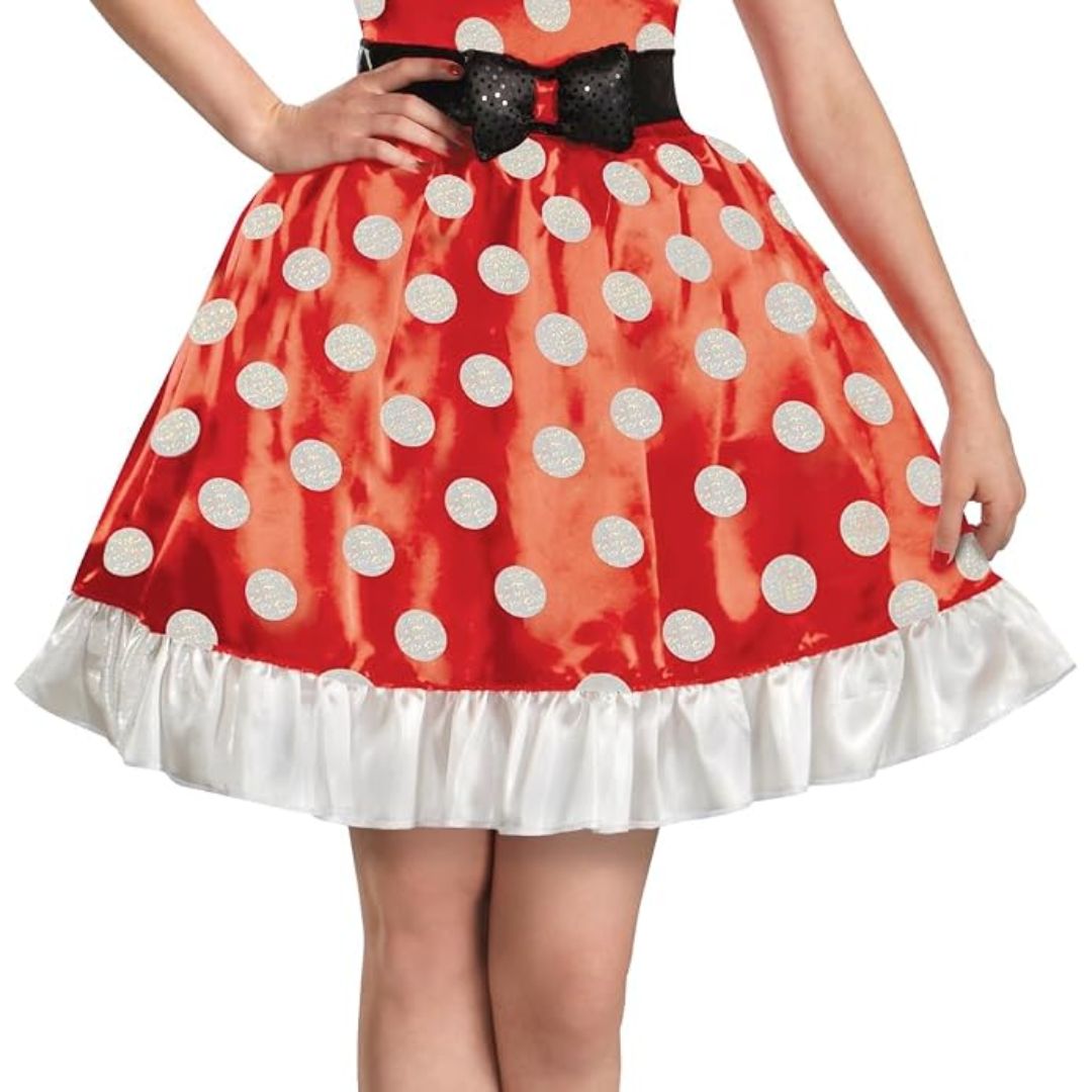 Red Minnie Classic Adult Costume