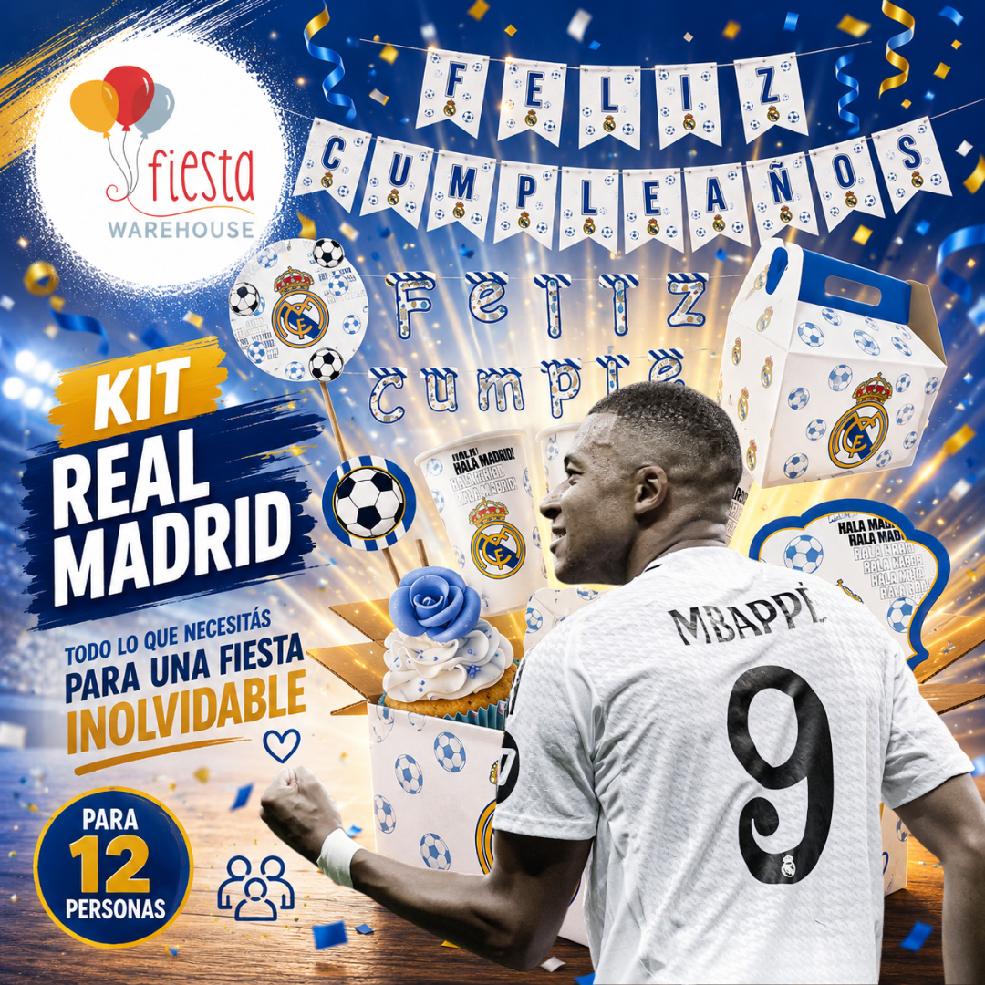KIT: Real Madrid FC (12 personas)