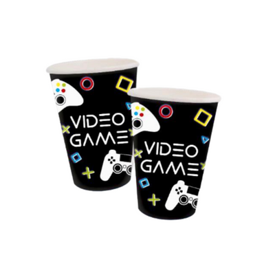 Vasos Video Game 9oz (x8u)