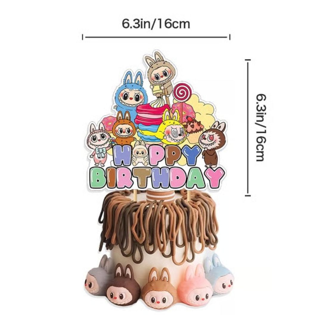 Labubu Birthday Decoration Caketopper (x1u)