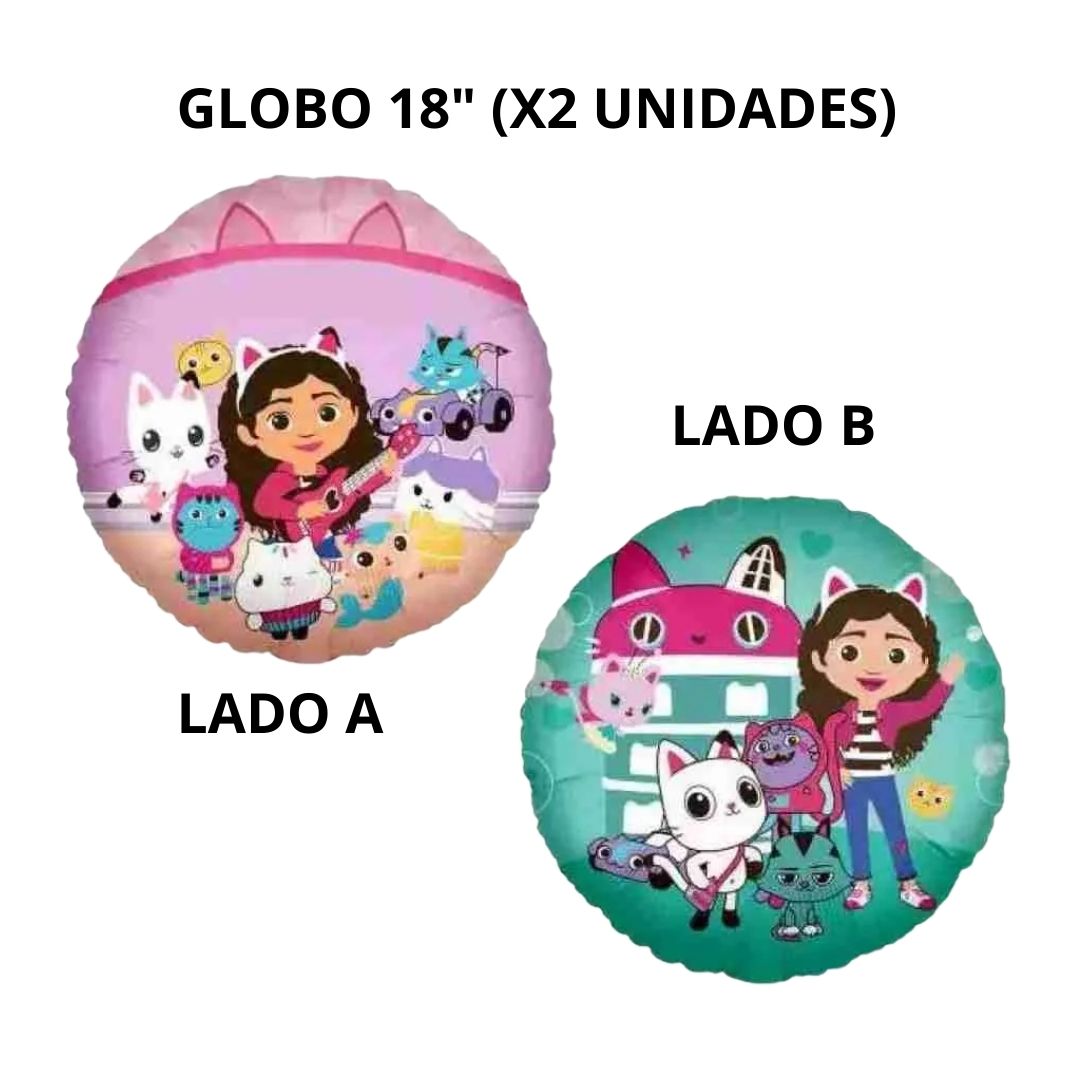 Gabby Dollhouse Foil Balloon 18" (x2u)