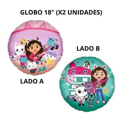 Gabby Dollhouse Foil Balloon 18" (x2u)