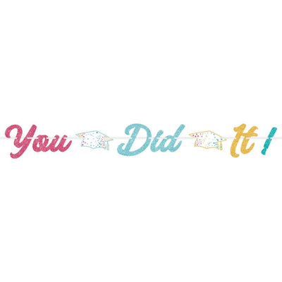 Graduation "You Did It" Banner (x1u)
